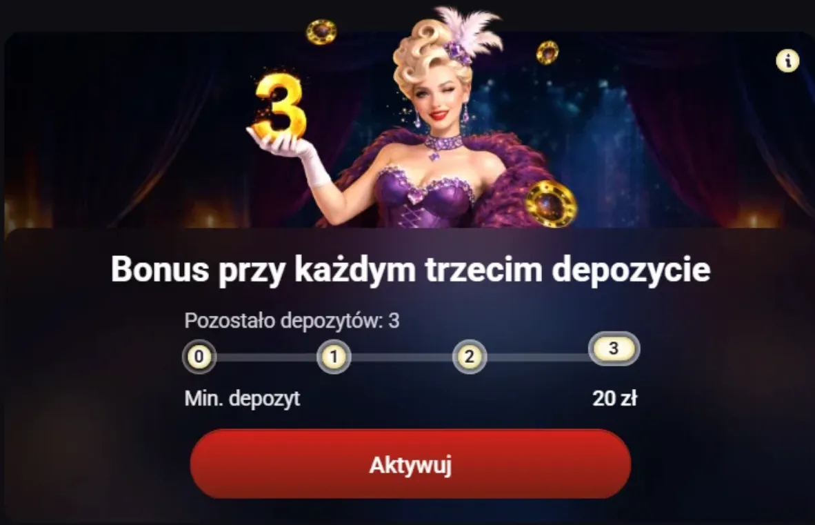 Podgląd strony z ofertami promocyjnymi i bonusami w Altaris Casino